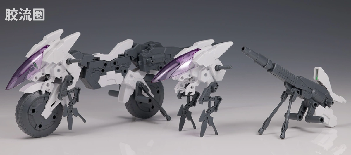 30MM 1/144 Extended Armament Vehicle EV-09 Exa Vehicle(加农机车ver.) - 图片